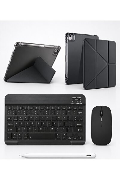 Five e Apple iPad 11 A16 ile Uyumlu Origami Combo Türkçe Klavyeli Kılıf Mouse...