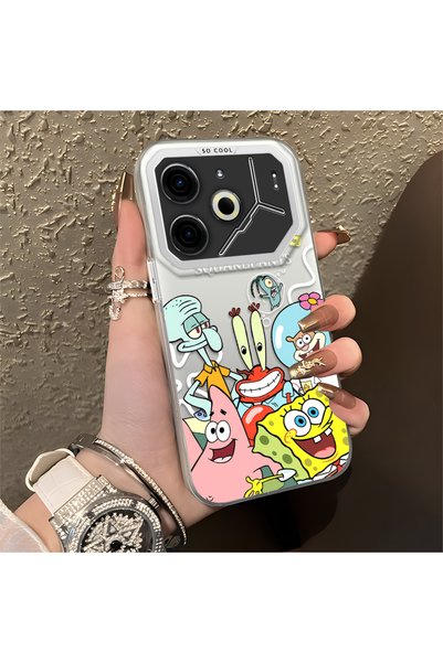 CHICASELUX حافظة كرتونية للأطفال متوافقة مع هاتف Tecno Pova 6/Pova 6 Pro 5G، ...