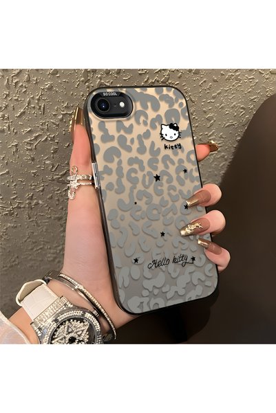 CHICASELUX iPhone 7/8/Se 2020 2022 Compatible Grey Leopard Pattern Phone Case...