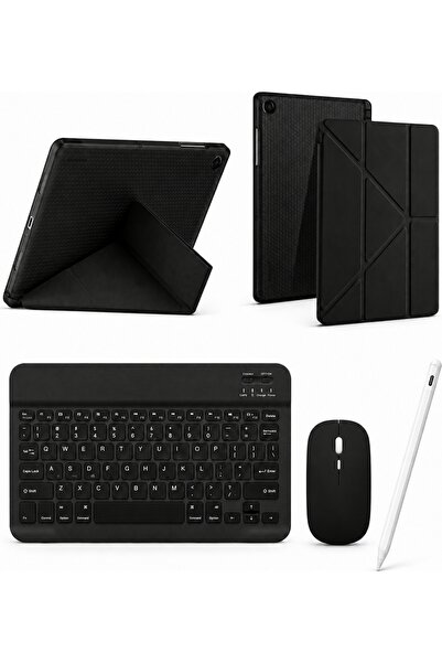 Five e Apple iPad 7/8/9 10.2 ile Uyumlu Origami Combo Türkçe Klavyeli Kılıf M...