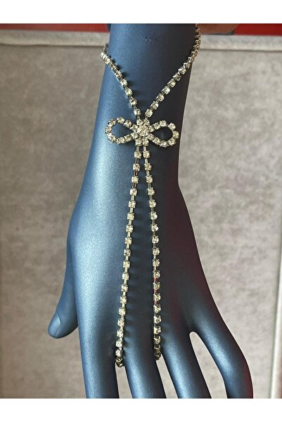 Gönülden Tasarım Zircon Stone Bowknot Shahmeran Bracelet
