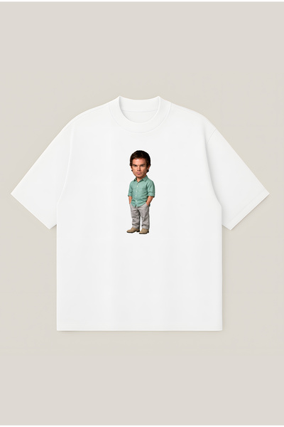 Moon Dancer Mini Dexter Morgan majica sa širokim krojem i printom, unisex, 10...