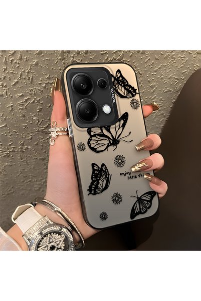 CHICASELUX حافظة Redmi Note 13 Pro 4G متوافقة مع الهاتف، تصميم بسيط مع نمط شع...