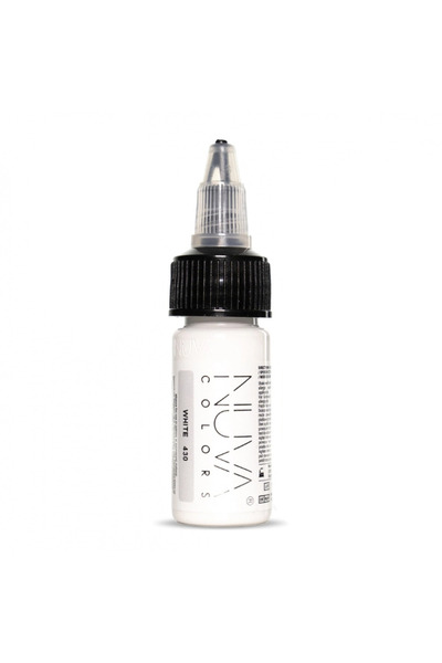 nuva colors Cerneală pentru micropigmentare, Culori NUVA, 430 Alb, 15ml, mach...
