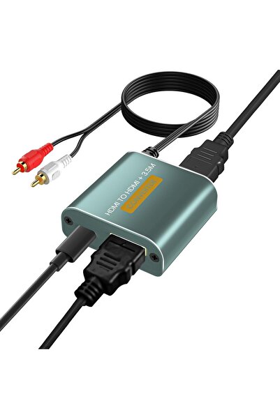 OEM Εξαγωγέας Ήχου HDMI 4K με Έξοδο Στερεοφωνικού Ήχου HDMI και AUX 3.5 χιλιο...