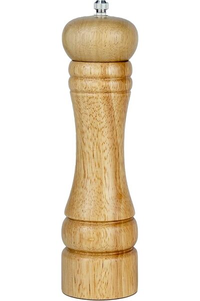 GENERAL Cuzin Art 20.3 cm Classic Wooden Salt and Pepper Grinder Manual Peppe...