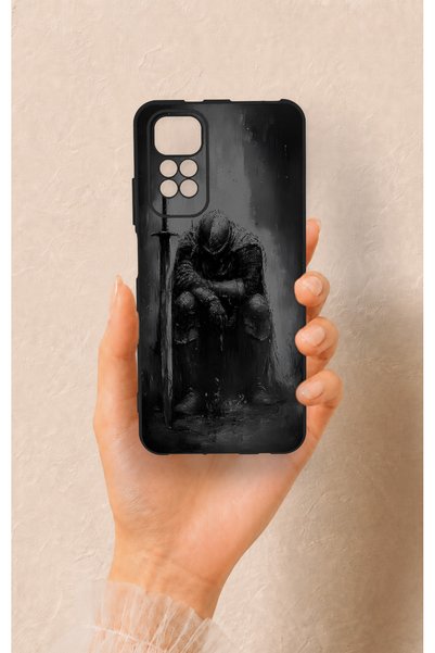 Vip Case Redmi Note 11S Compatible Tired Knight Patterned Silicone Case