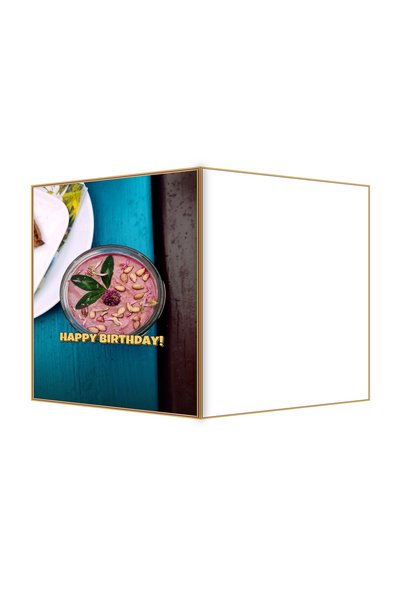 OEM Felicitare Aniversare cu tematica pin proaspat, 13.3x19.4cm pliat