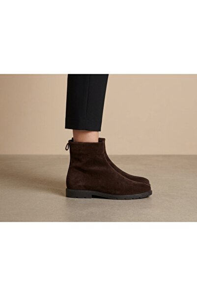 MARCO ROCCO Genuine Leather Zippered Boots Women's Shoes