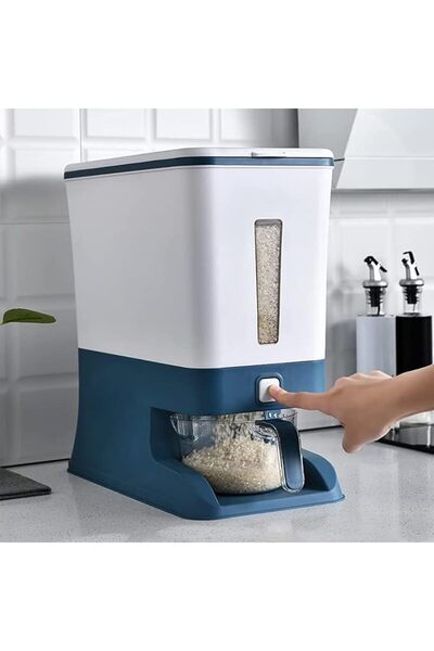 PREMIFY Primumi Rice Dispenser, Large Dry Grain Storage Container with Measur...