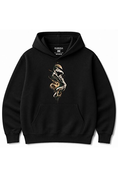Rabona Fashion Γραφικό Φούτερ με Κουκούλα  "Ψυχή της Ερήμου της Σαουδικής Αρα...