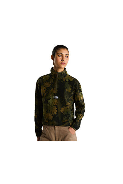 THE NORTH FACE W Novelty Logo Glacier 1/4 Zip - Print Men's Outdoor Quarter Z...