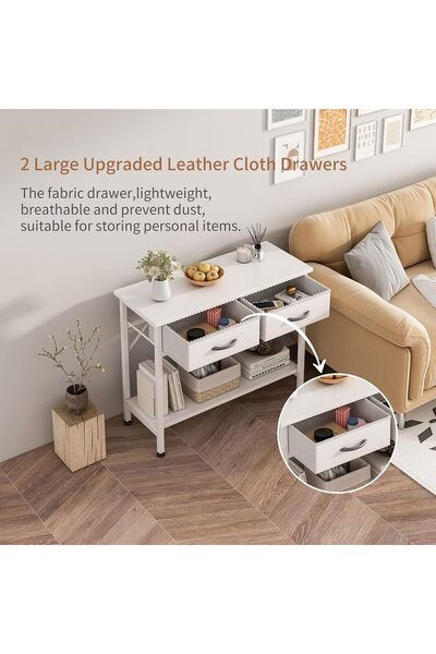 DASEN Console Table Coffee Console Shelf Kitchen Storage Cabinet Office Desk