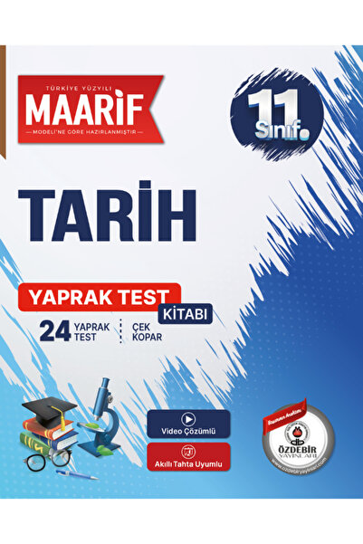 ÖZDEBİR YAYINEVİ 11.Sınıf Tarih 24 Yaprak Test (Maarif Modeli'ne Göre Hazırla...