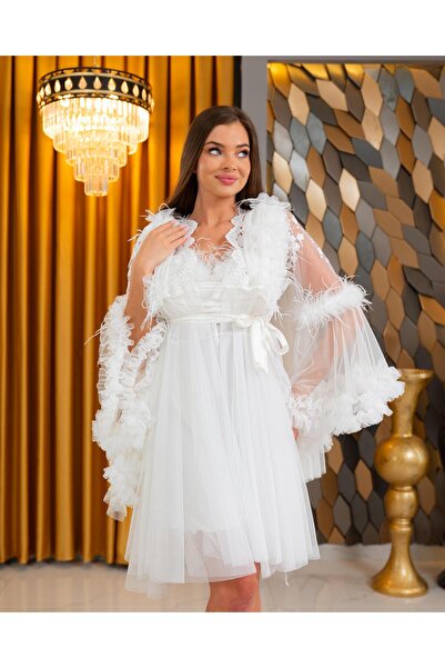 Loviana belle طقم روب نوم وقميص نوم قصير من الساتان بتصميم خاص خفيف الوزن مع ...