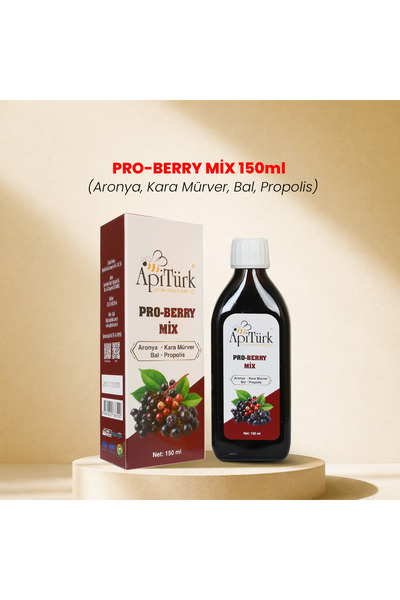 Pro-Berry Mix 150 ml (Aronya, Kara Mürver, Bal, Propolis)