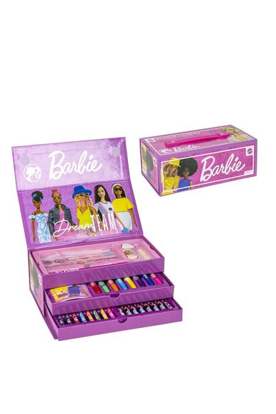 Barbie Σετ ζωγραφικής με συρτάρια