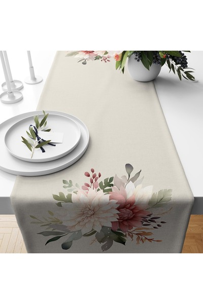 Filamente Digital Printed Runner - Floral Pattern / Spring Series - 140X40 cm