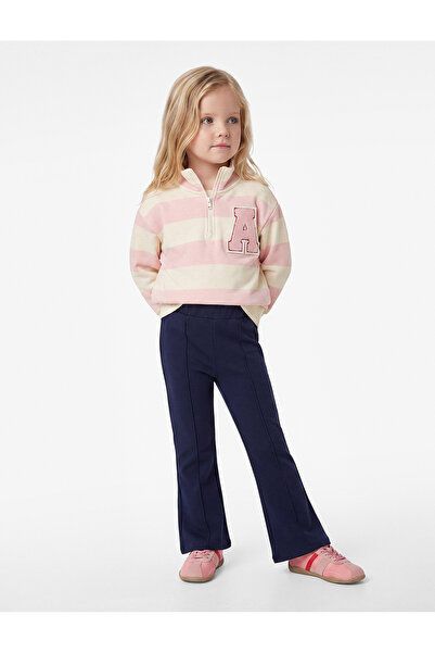 Koton Elastic Waist Viscose Blended Spanish Leggings