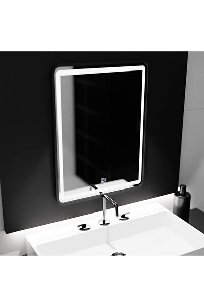 Flippy Ορθογώνιος καθρέφτης LED, 60x80εκ., Ombra Basic Touch