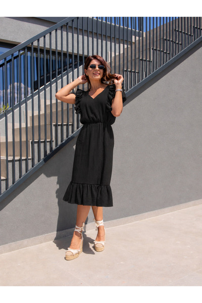RAMONA BADESCU EXCLUSIVE Rochie Serena - NEGRU