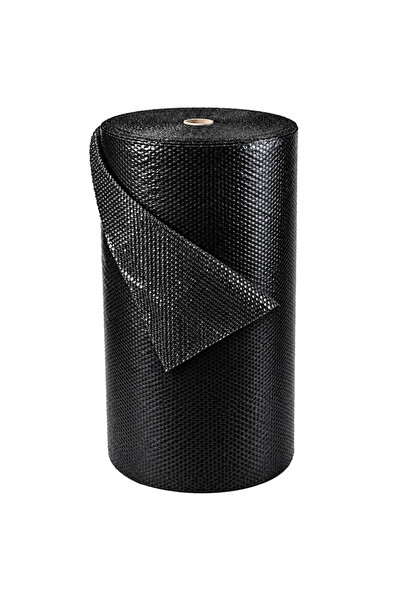 INATECH Folie cu Bule Mici, 100 m x 1000 mm, 2 Straturi, Grosime 70 my, Negru