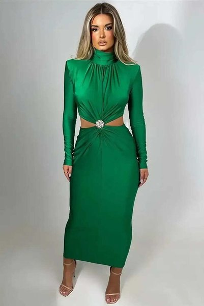 Andress Boutique Rochie midi Ely, verde