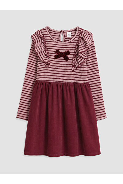 LC Waikiki I Striped Ruffle Girl's Dress from Freezen Store