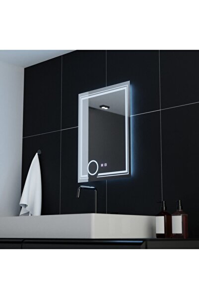 Flippy Ορθογώνιος καθρέφτης LED, 60x80 εκ., CANTO Touch, Σύστημα αποθάμβωσης,...