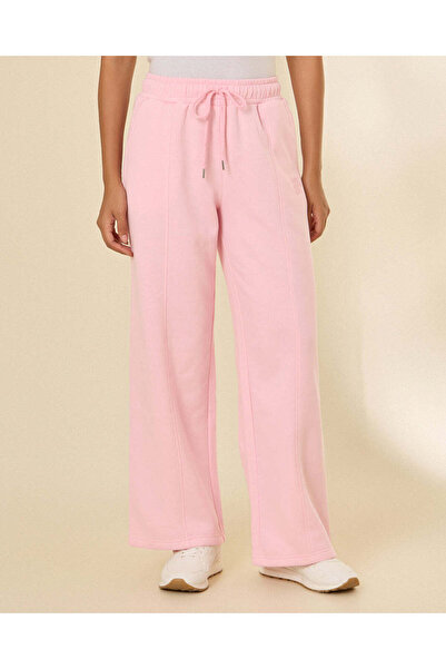 REDTAG Women Pink Wide Leg Pants