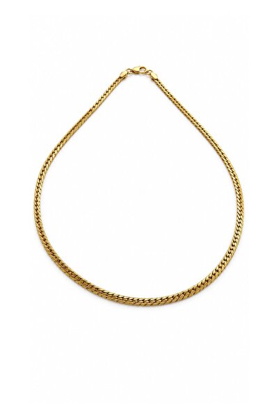 New Obsessions Snake Gold Steel Necklace