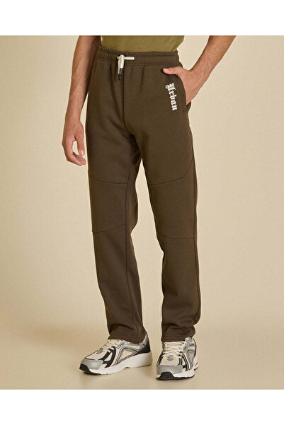 REDTAG Senior Boys Brown Graphic Joggers