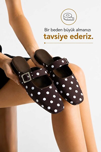SHOW LİFE Dotted Women's Pearl Closed Slippers