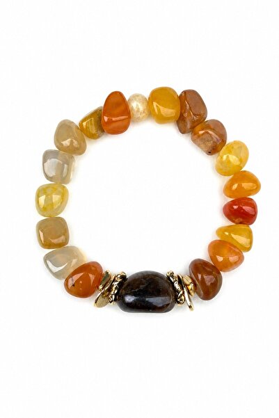 nesdesignn Natural stone bracelet (yellow agate-tiger eye)