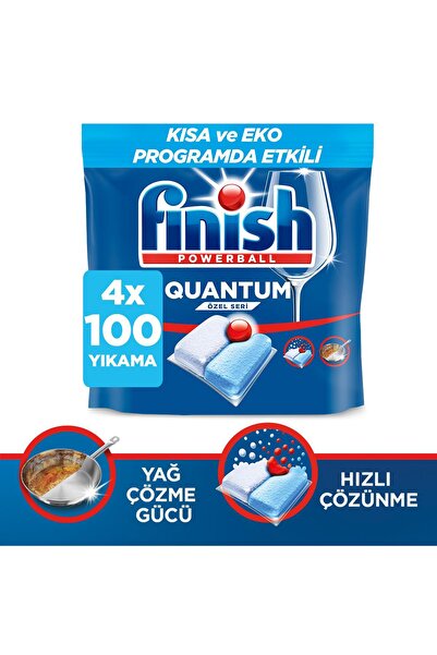 Finish Quantum Özel Seri Bulaşık Makinesi Deterjanı Kapsül Tablet 400 Adet (1...