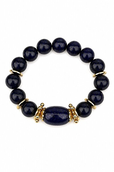 nesdesignn Natural Stone Bracelet (Lapis Lazuli)