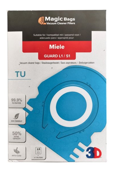 Magic Bags Συμβατό με Miele Pure TU 4 Σακούλα σκόνης Resto Structure