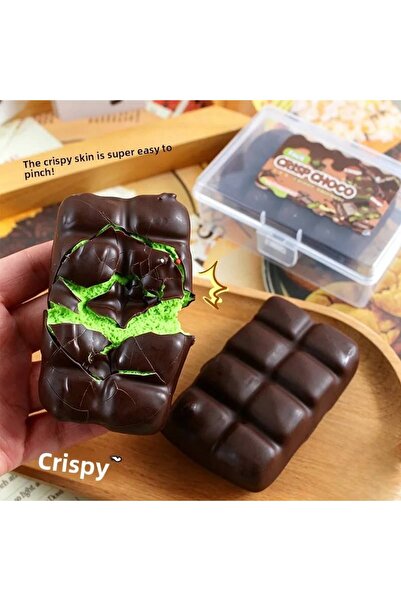 Squishy Crisp Choco Crunch Çıtır Sukuşi Bitter Çikolata Sukuşi Yenmez 1 Adet