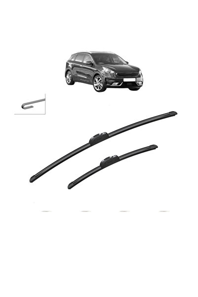 Bosch Σετ 2 υαλοκαθαριστήρων KIA NIRO I (DE) 2016-2022, για παρμπρίζ, Aerotwi...