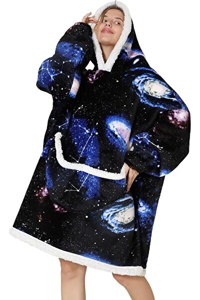GENERAL Deserthome Unisex Wearable Blanket Hoodie Wearable Blanket (pack of 1)