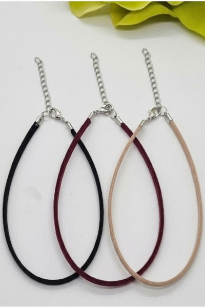 Nishstyle 0.30 cm 3 Renk Basic Choker Seti