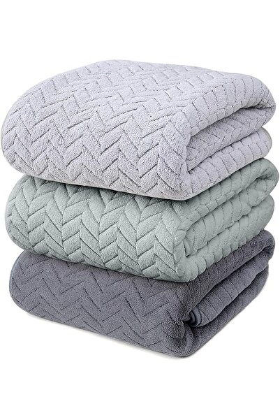 GENERAL Bath Towels 3Packs Ultra Soft Absorbent Oversized Towel Set