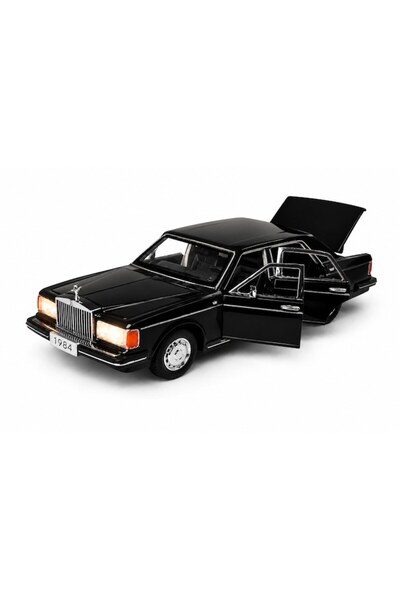 LEIBOO Метална кола Rolls-Royce Phantom, мащаб 1:32, с функционални врати и м...