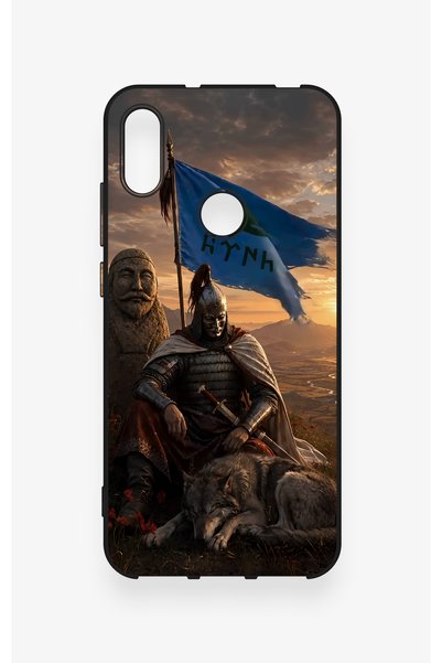 Vip Case Huawei Y6 2019 Compatible Kıpçak Military Patterned Silicone Case