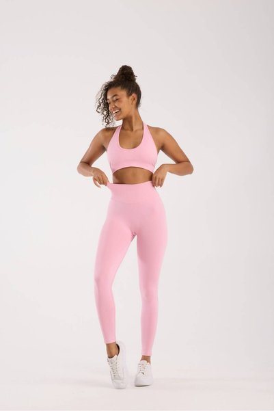 BrotBagss Kadın Pembe Push Up Tayt