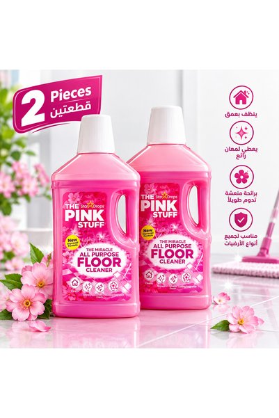 THE PINK STUFF منظف أرضيات متعدد الاستخدامات ذا بينك ستاف من ستار دروبس (عبوة...