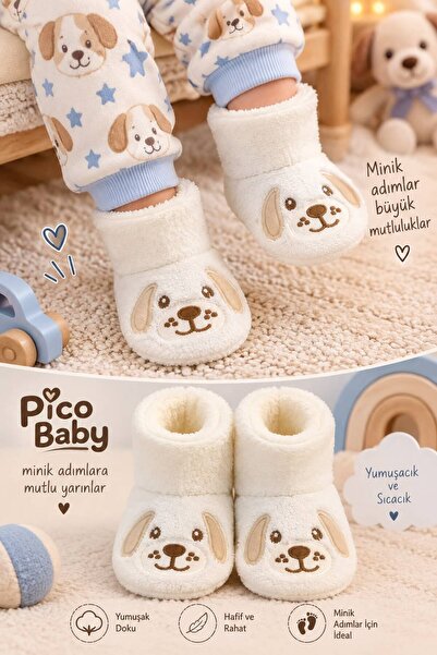 Pico Baby Baby- und Kinderstiefel mit rutschfester Sohle / Hausschuhe / Winte...