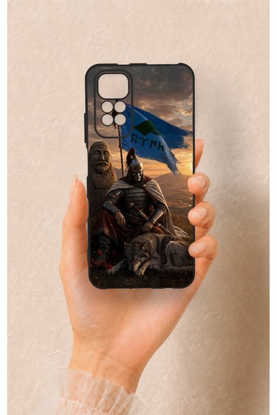 Vip Case Redmi Note 11S Compatible Kıpçak Military Patterned Silicone Case