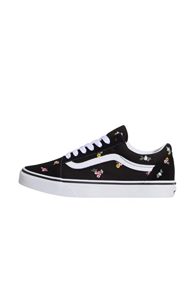 Vans OLD SKOOL ΠΑΠΟΥΤΣΙΑ ΜΕ ΛΟΥΛΟΥΔΙΑΣΤΙΚΟ ΚΕΝΤΗΜΑ ΜΑΥΡΟ/ΡΟΖ 40.5