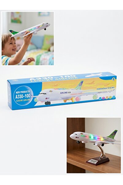 ONMART Airplane Toys for Kids, Toddler Toy Plane with LED Flashing Lights and...